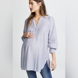 Ingrid & Isabella smocked maternity top